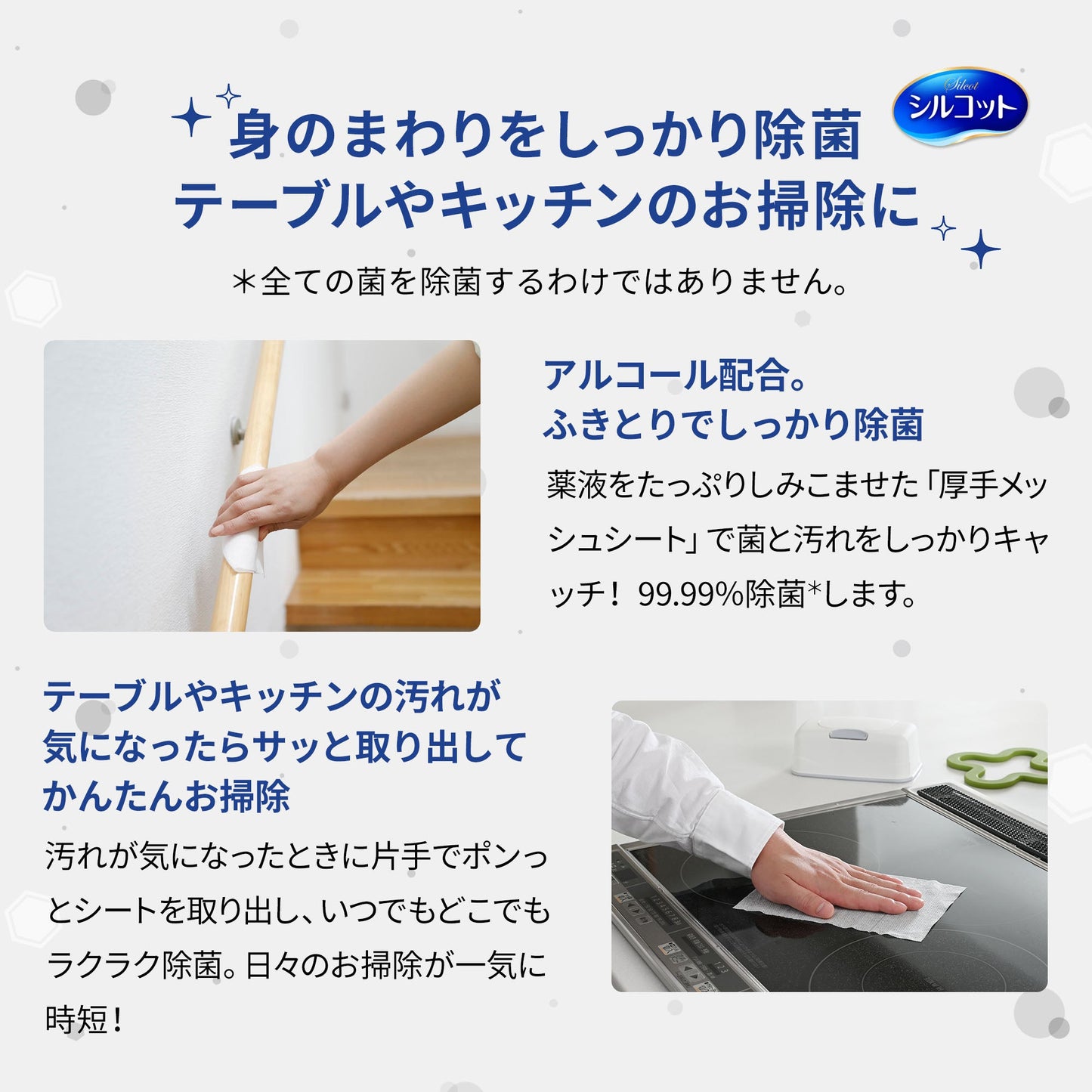 シルコット 99.99%除菌ウェットティッシュ 本体 40枚