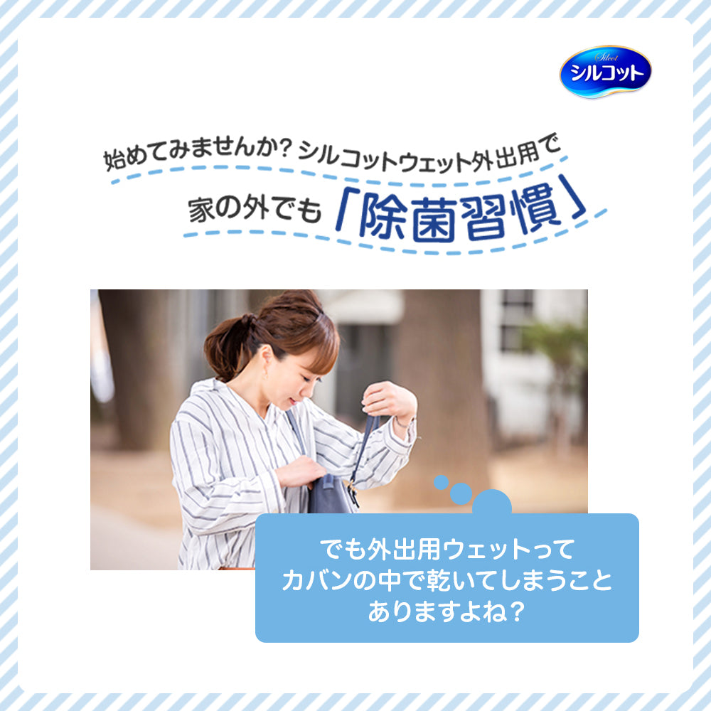 シルコット 99.99%除菌ウェットティッシュ 外出用 24枚