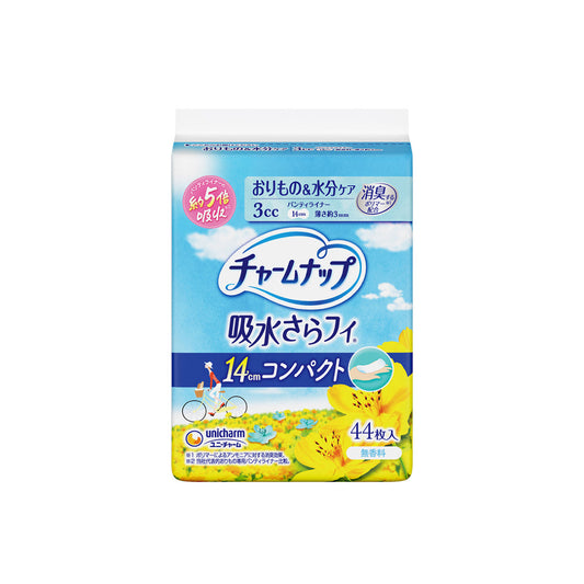 チャームナップ 吸水さらフィ パンティライナー コンパクト 3cc 無香料 44枚