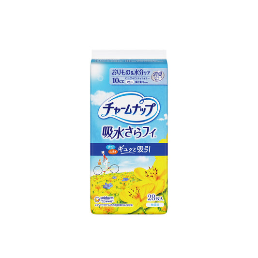 チャームナップ 吸水さらフィ ロングパンティライナー 10cc 無香料 28枚