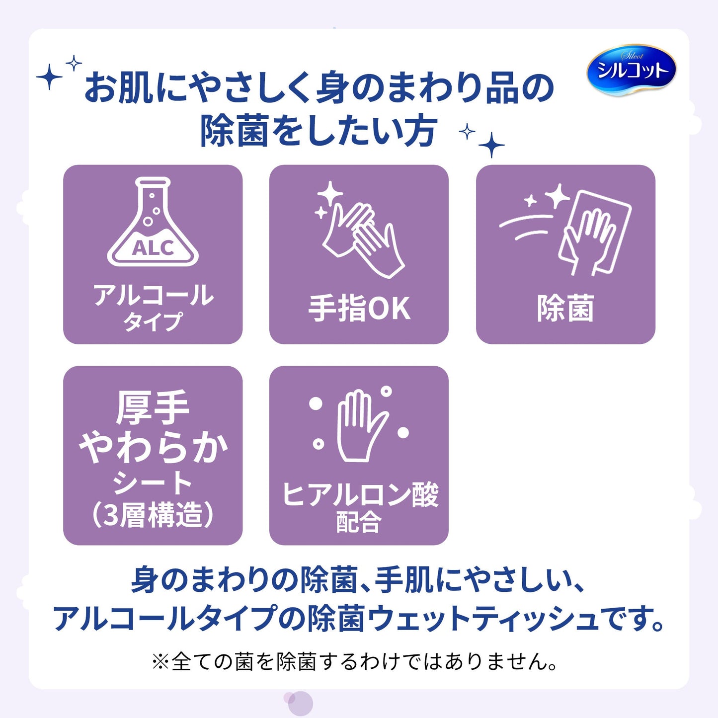 シルコット アルコール除菌 ウェットティッシュ 詰替 40枚×8個