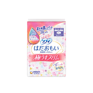 ソフィ はだおもい 極うすスリム 特に多い昼用 羽つき 26cm 28コ入（まとめ買いパック）