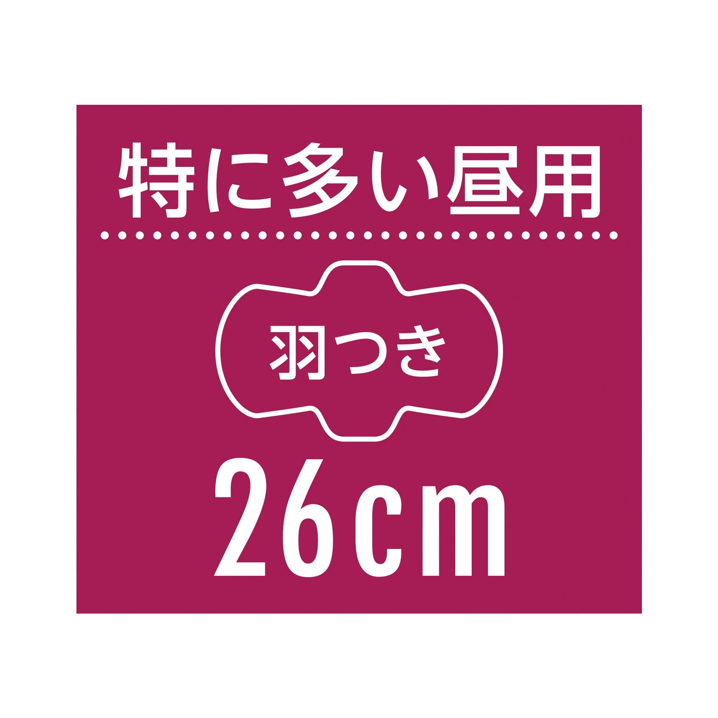 ソフィ SPORTS(スポーツ) 特に多い昼用 羽つき 26cm 19コ入