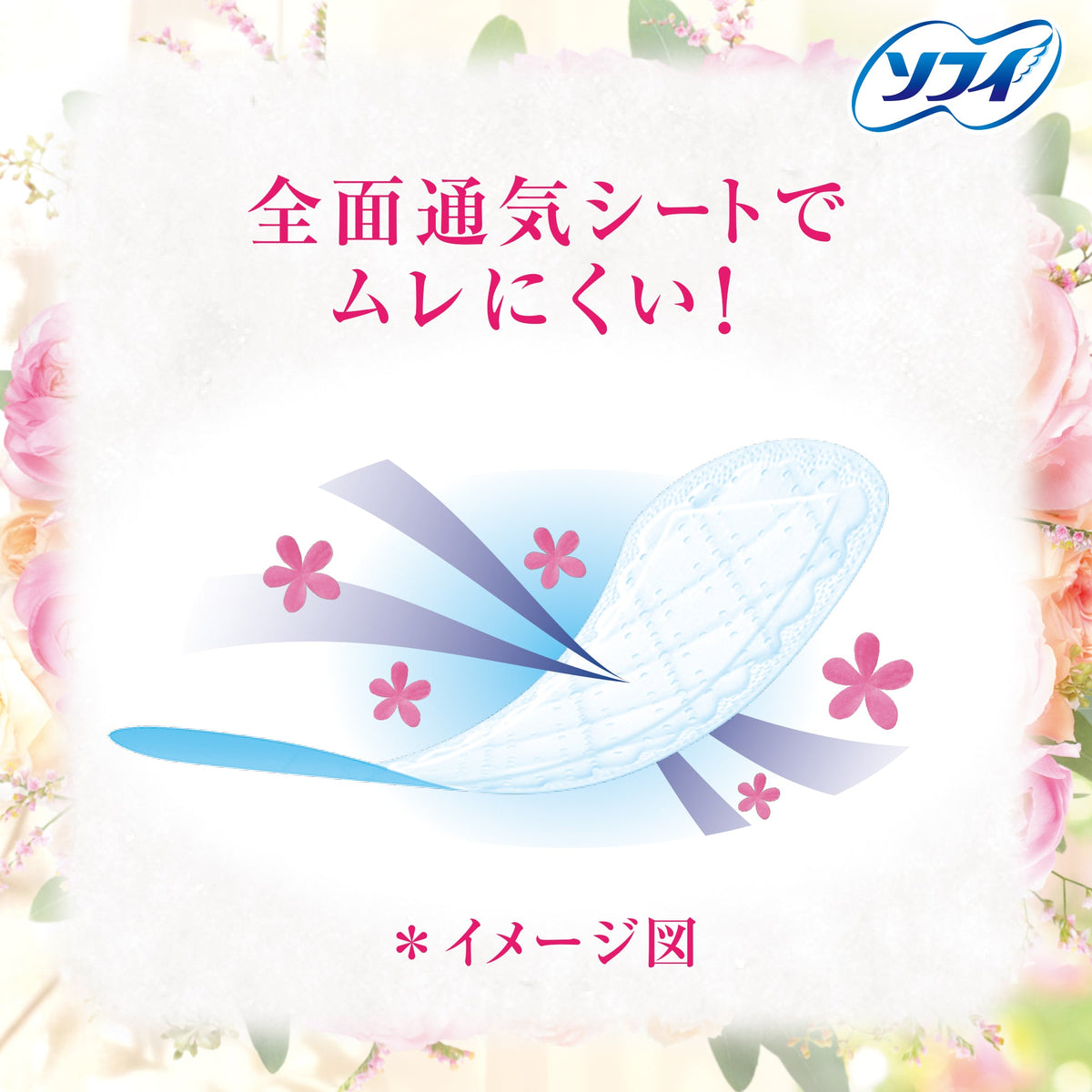ソフィ Kiyora やさしいローズ 72コ入