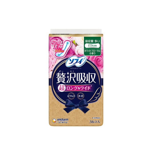 ソフィKiyora 贅沢吸収ホワイトフローラル多い用 36コ入