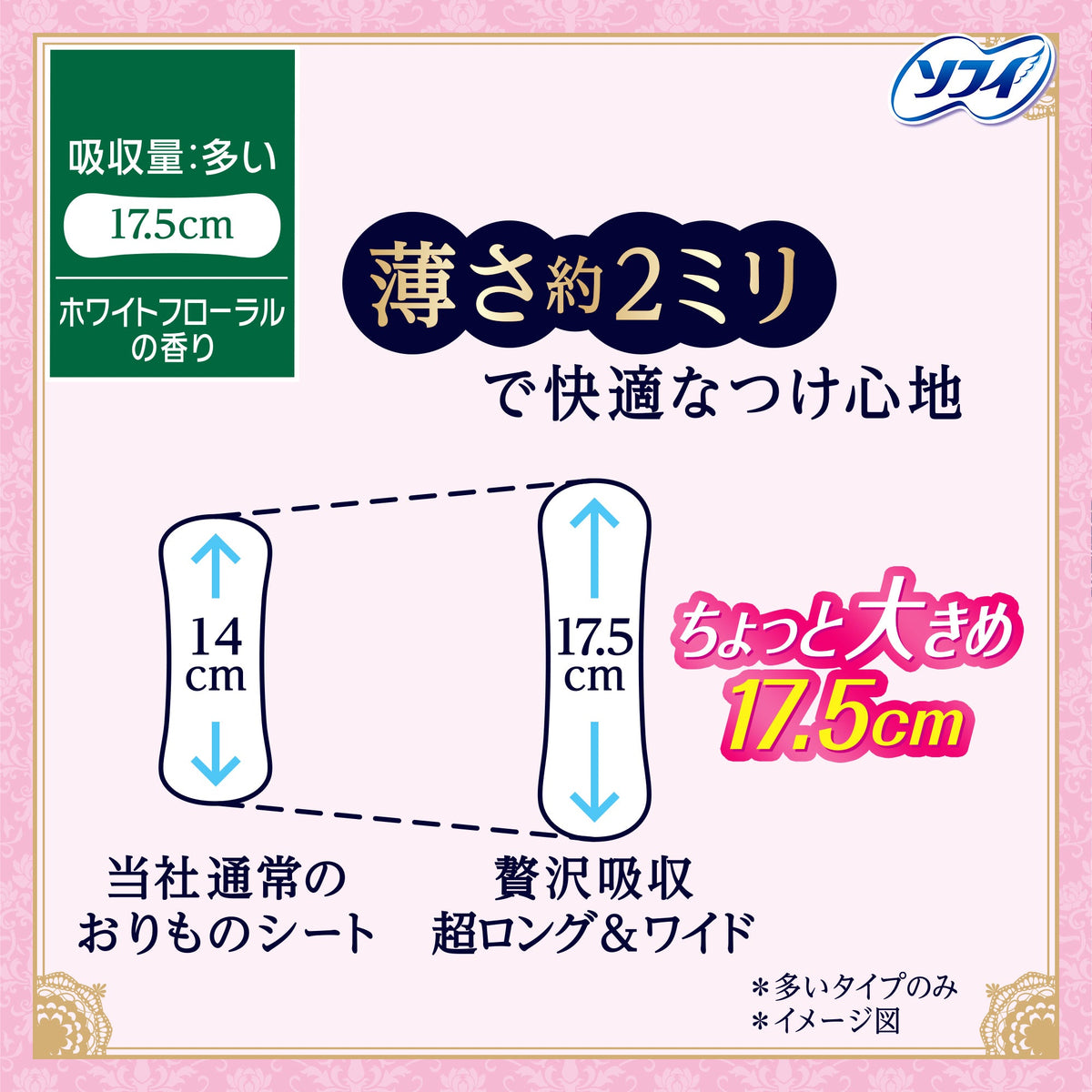 ソフィKiyora 贅沢吸収ホワイトフローラル多い用 36コ入