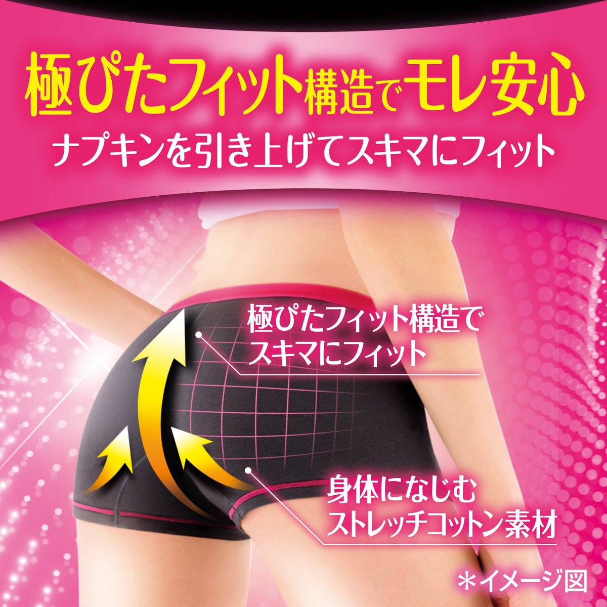 ソフィ 極ぴたFIT アクティブタイプ ピュアグレ－ Ｍサイズ