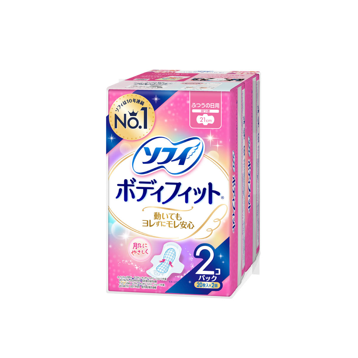 ソフィボディフィット羽つき 40枚入(20枚入×2個)