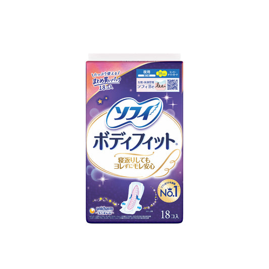 ソフィボディフィットスーパーナイトガード羽つき 18コ入
