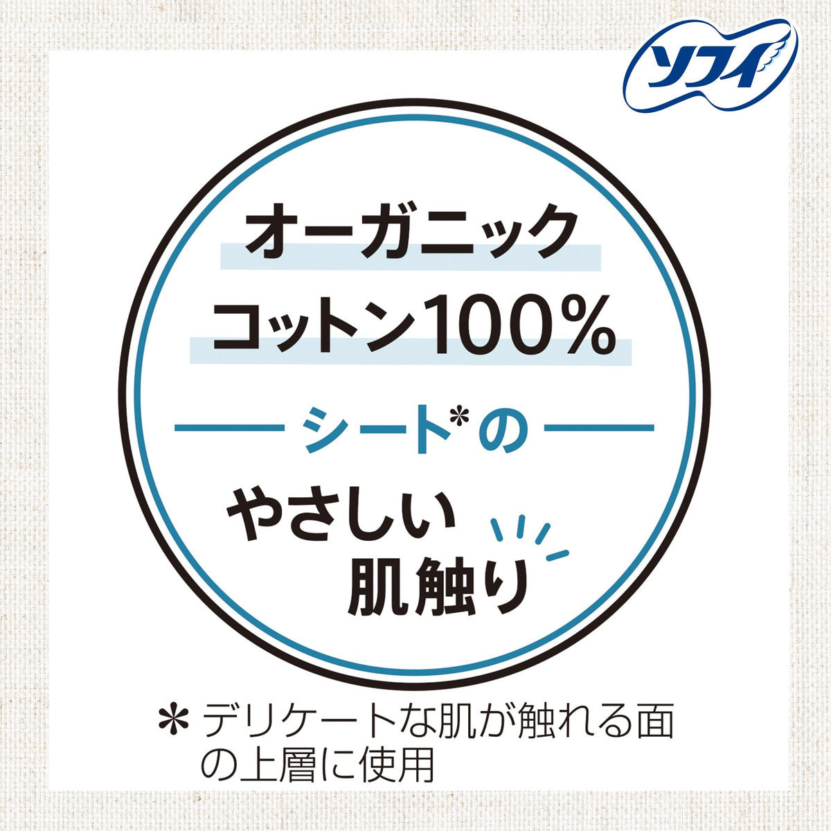 センターイン コンパクト1/2 天然の香り オーガニックサボン 多い昼用 21.5cm 22コ入