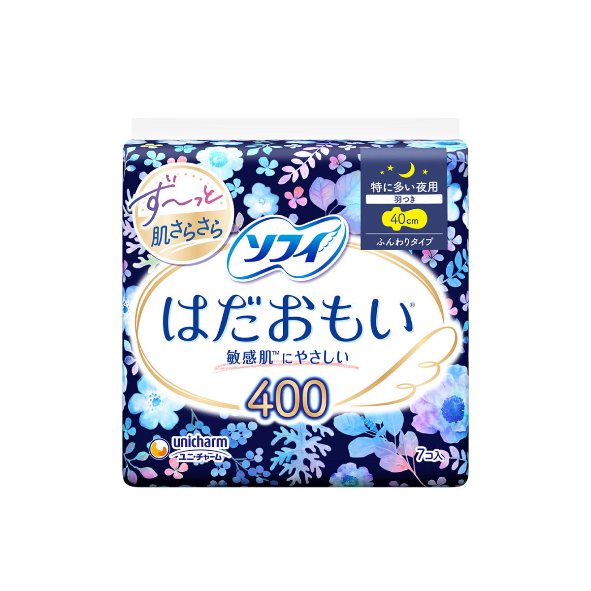 ソフィ はだおもい 特に多い夜用 羽つき 40cm 7コ入
